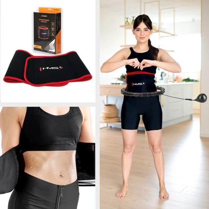 Обруч с весом HMS HHW02 черный