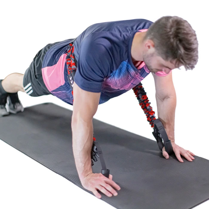 Эластичный эспандер с ручками inSPORTline Striker Triple 80 см/16-48 кг