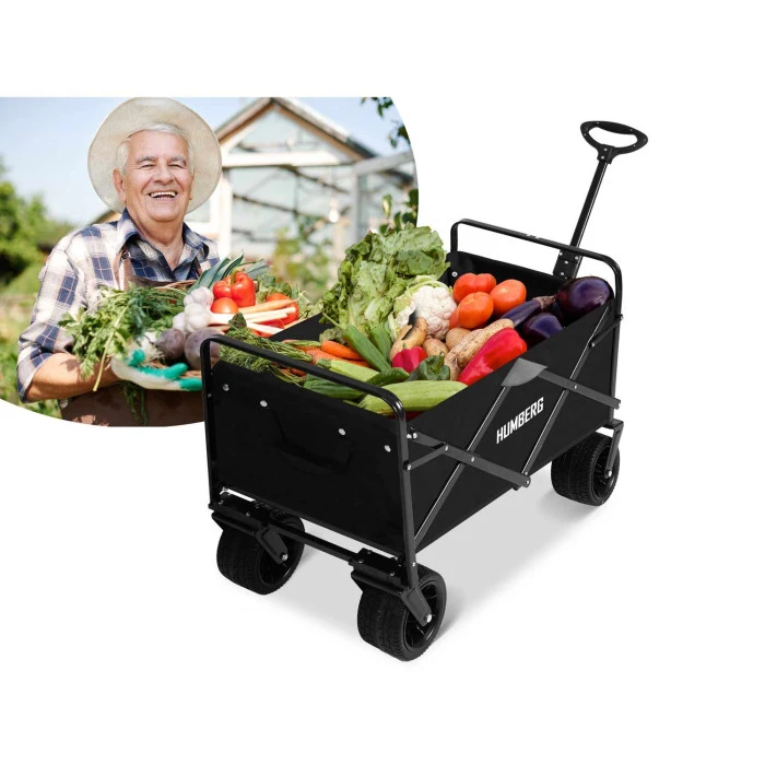 Візок розкладний Humberg HM-512 100 л, чорний
