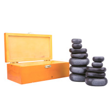 Набор из лавового камня inSPORTline Basalt Stone – 12 шт.