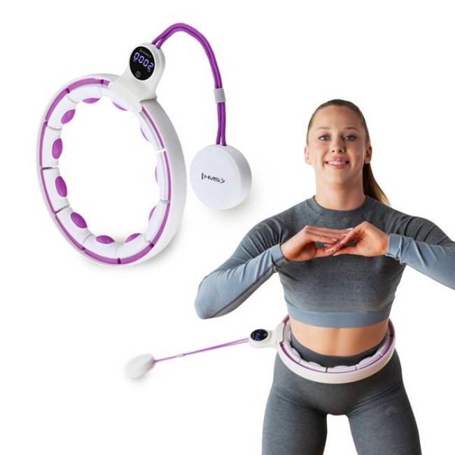 HHM17 HULA HOP WHITE/FIOLET МАГНИТ С ВЕСОМ + СЧЕТЧИК HMS