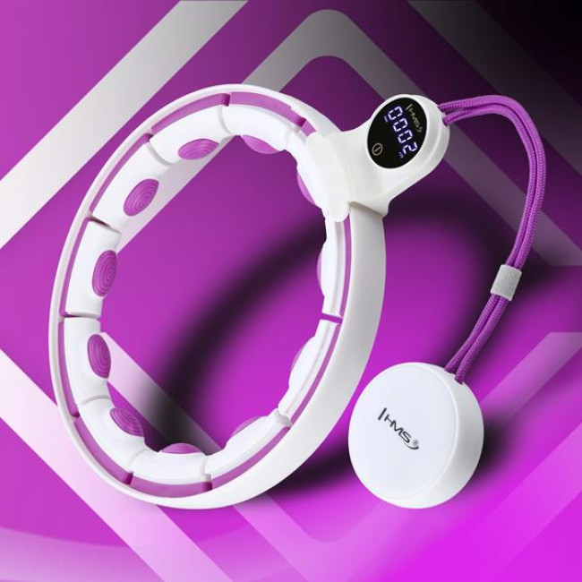 HHM17 HULA HOP WHITE/FIOLET МАГНИТ С ВЕСОМ + СЧЕТЧИК HMS