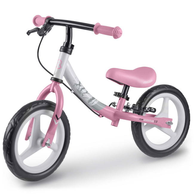 Биговел Ricokids Fun Adventure 12" бело-розовый