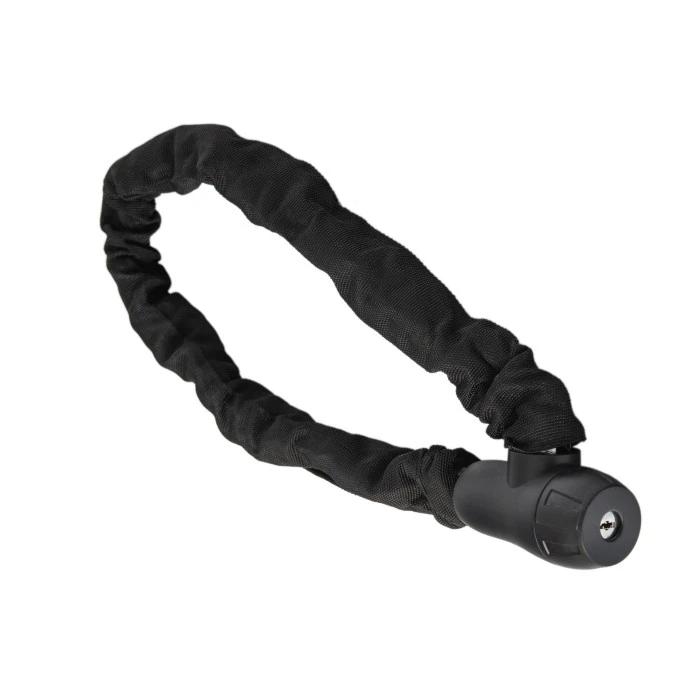 Велозамок на ключ ŁAŃCUCH 8x900мм, чорний