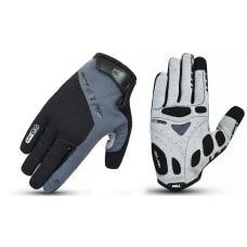 Довгі рукавички PROX SUPREME GEL, AirVent, сенсорні, чорно-сірі XXL