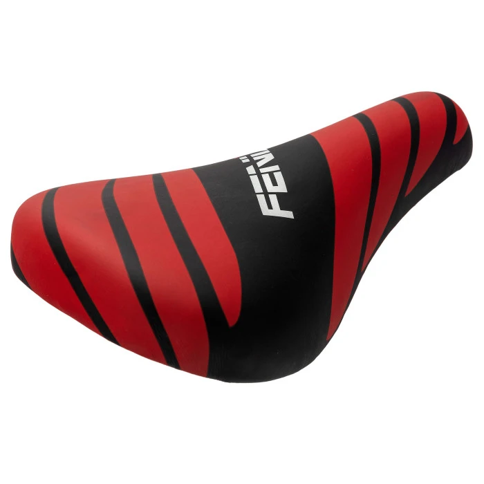 Сідло дитяче 16/20 B-1610 чорно-червоне /смужка/+кокетка