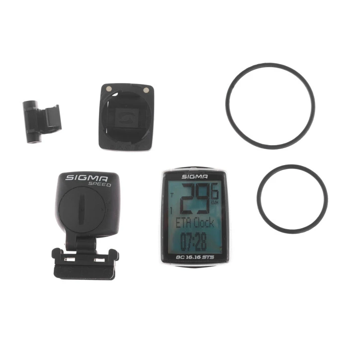Велокомпьютер Sigma Sport BC 16.16 беспроводной, черный