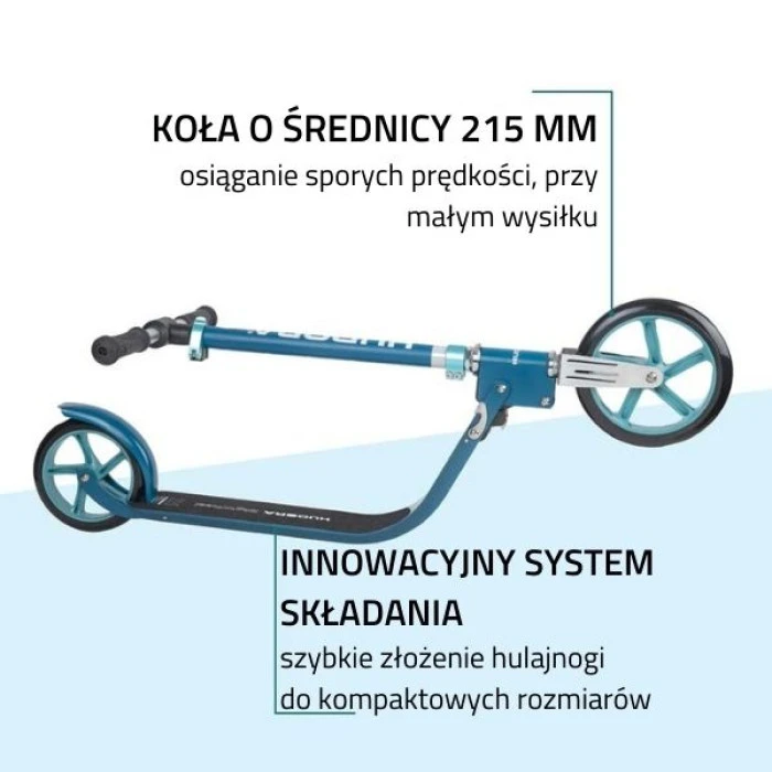Самокат HUDORA BIGWHEEL 215 (14126) синій