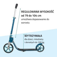 Самокат HUDORA BIGWHEEL 215 (14126) синий