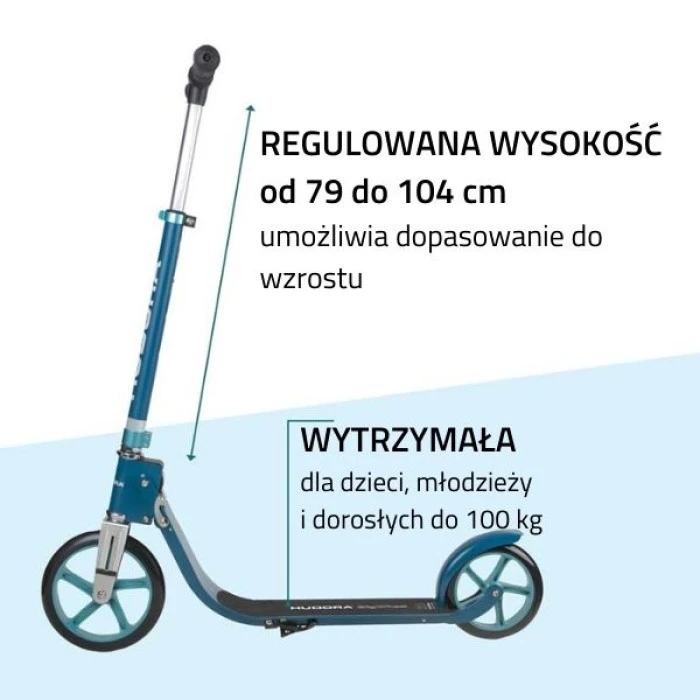 Самокат HUDORA BIGWHEEL 215 (14126) синій