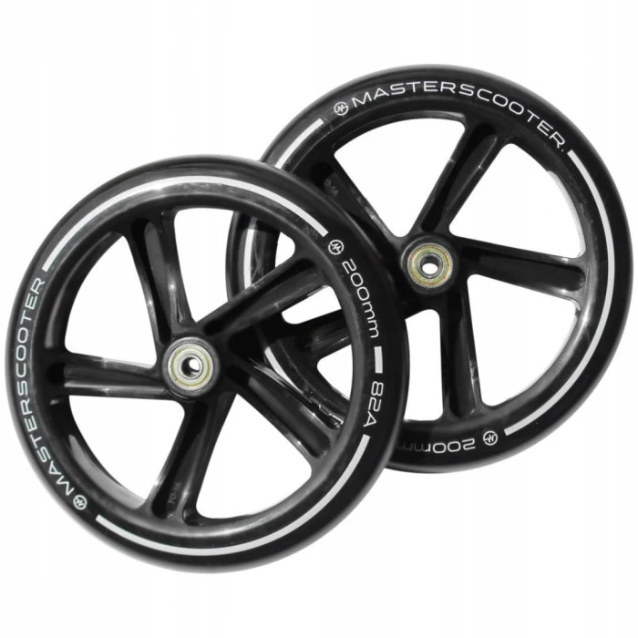 Колеса для самокатов 200 мм MASTER с подшипниками ABEC7 – 2 шт.