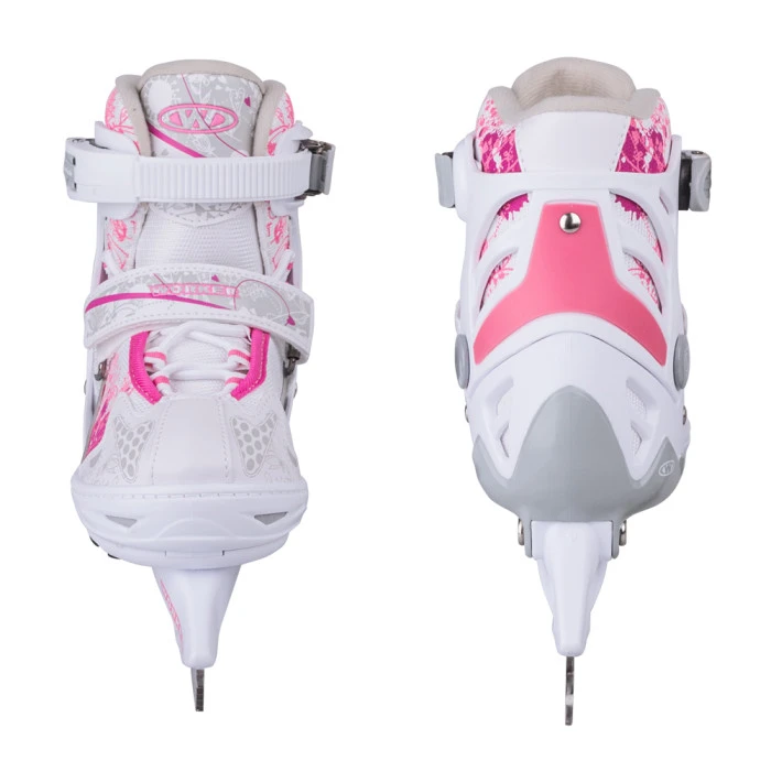 Регулируемые коньки/ролики 2в1 WORKER Pinkola - размер XS (27-30)