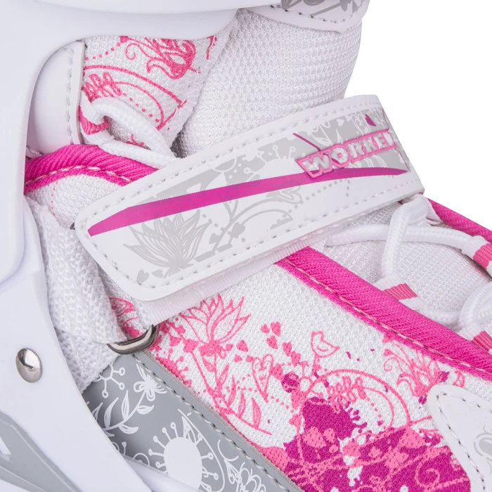 Регулируемые коньки/ролики 2в1 WORKER Pinkola - размер XS (27-30)