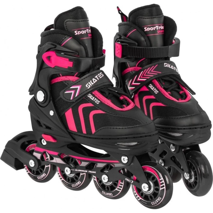 Набор роликовых коньков 4 в 1 Размер 34-38 Розовый