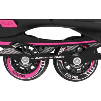 Набор роликовых коньков 4 в 1 Размер 34-38 Розовый