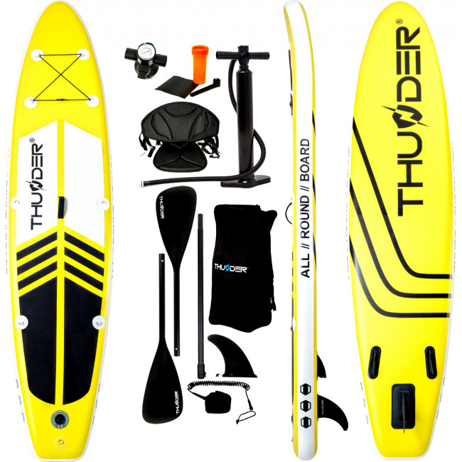 Надувная SUP доска (Сапборд) THUNDER COAST YELLOW 320