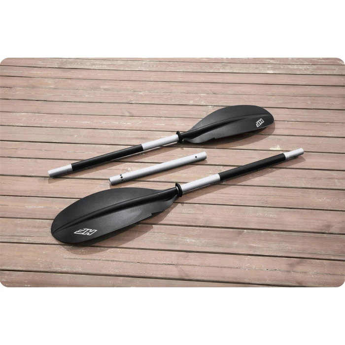 Каяк надувной Bestway Hydro-Force Ventura X2 330 х 86 см, черно-мятный