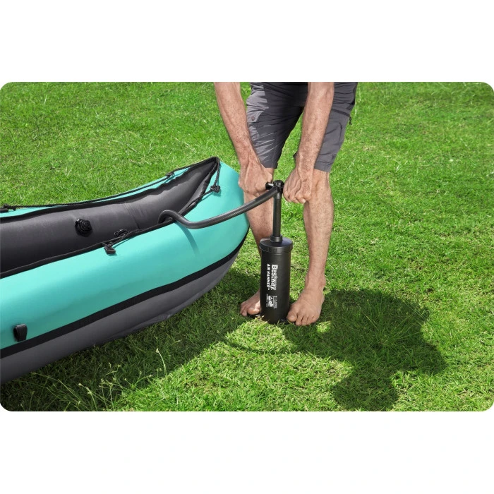 Каяк надувной Bestway Hydro-Force Ventura X2 330 х 86 см, черно-мятный