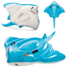 Надувной плот с ручками INTEX 57576 Скат, 185 x 145 см