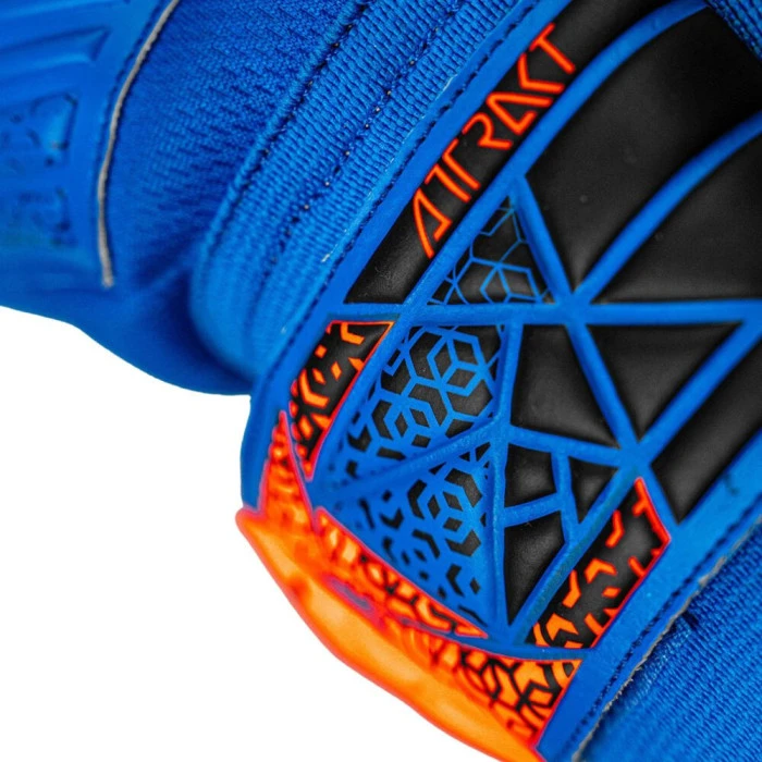 Рукавички воротарські Reusch Attrakt Starter Solid Junior 5572514 4467 р.8, синьо-чорні