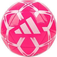 М'яч футбольний Adidas Starlancer Club IP1647 розмір 4, рожево-білий