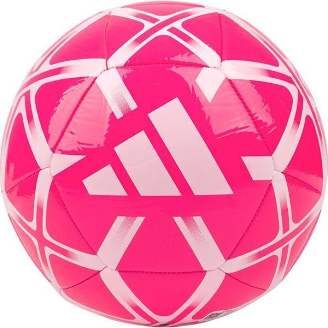 М'яч футбольний Adidas Starlancer Club IP1647 розмір 4, рожево-білий