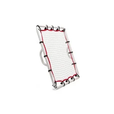 Сетка тренировочная для футбола Yakimasport Rebounder 80 x 80 см, бело-красная.