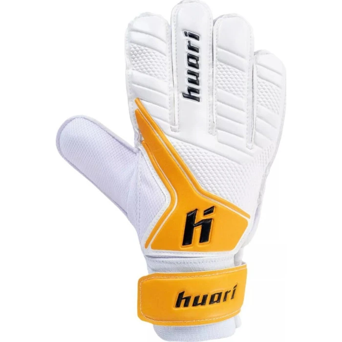Рукавички воротарські Huari Higino Senior р. 8, біло-помаранчеві