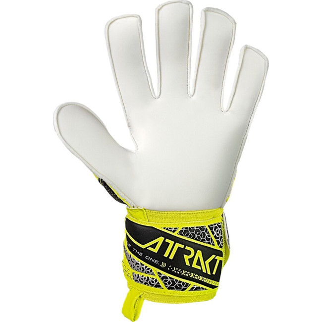 Перчатки вратарские Reusch Attrakt Solid 5570515 2014 г.9, желто-черные