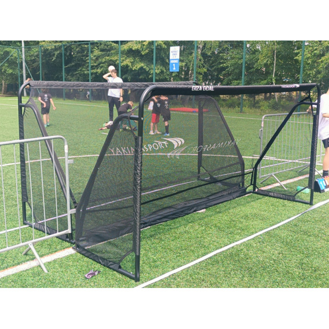 Ворота футбольные YakimaSport Giza Żak 300 х 155 см, черные