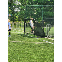 Ворота футбольні YakimaSport Giza Żak 300 х 155 см, чорні