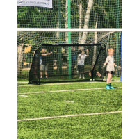 Ворота футбольні YakimaSport Giza Żak 300 х 155 см, чорні