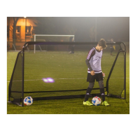 Ворота футбольні YakimaSport Giza Żak 300 х 155 см, чорні