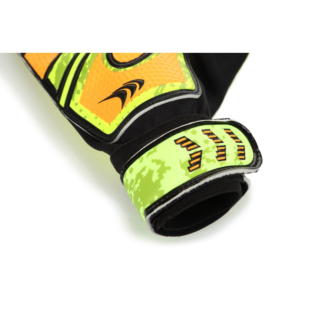 Перчатки вратарские Yakimasport Goal Blocker р.7, желто-оранжевые