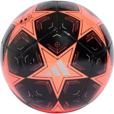 Мяч футбольный Adidas UCL Club IX4064 размер 4, черно-оранжевый