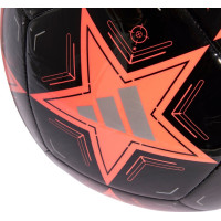 Мяч футбольный Adidas UCL Club IX4064 размер 4, черно-оранжевый