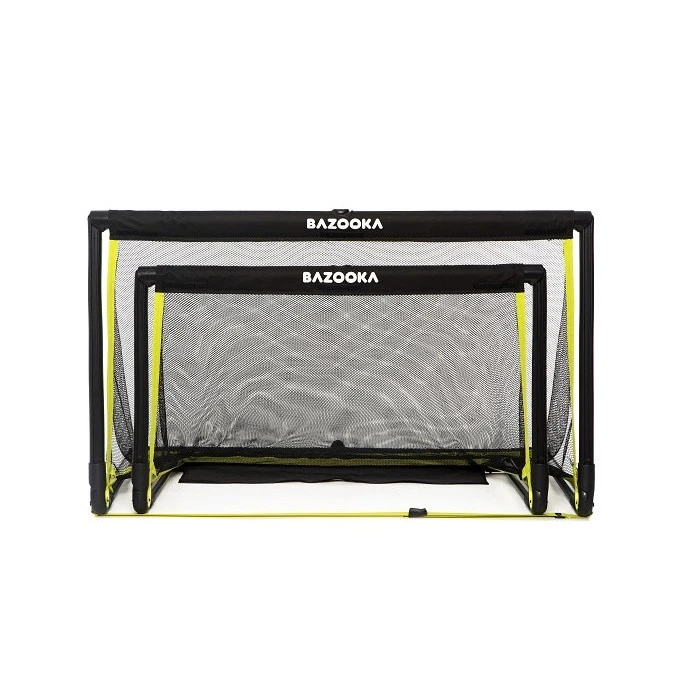 Ворота футбольные BAZOOKAGOAL 150 х 90 см, черно-желтые