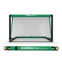 Ворота футбольные BAZOOKAGOAL 120 х 75 см, черно-зеленые