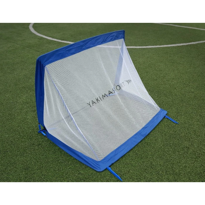 Ворота футбольні YakimaSport POP UP 120 х 80 см, біло-сині