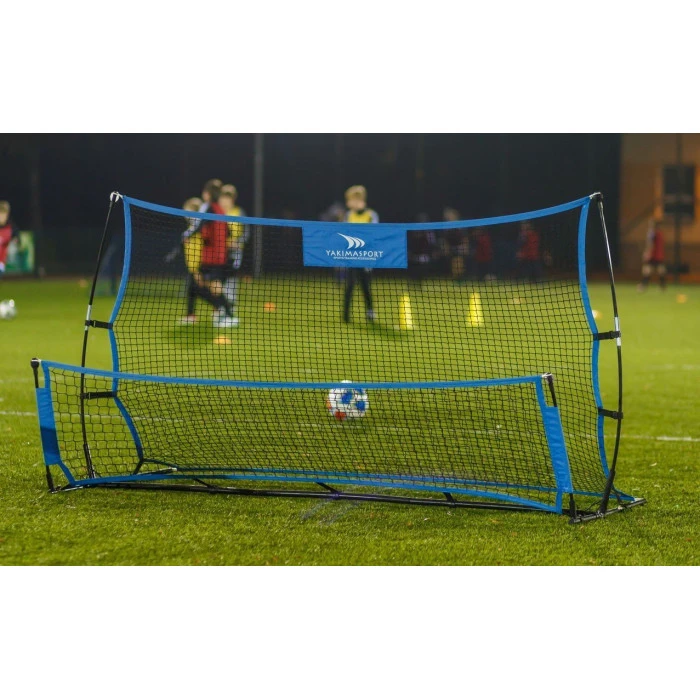 Сетка тренировочная для футбола Yakimasport GALAXY 220 х 110 см, черно-синяя