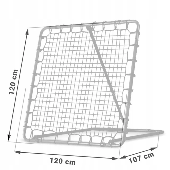 Ворота футбольные Neo-Sport NS-1490 120 x 120 х 107 см, черные