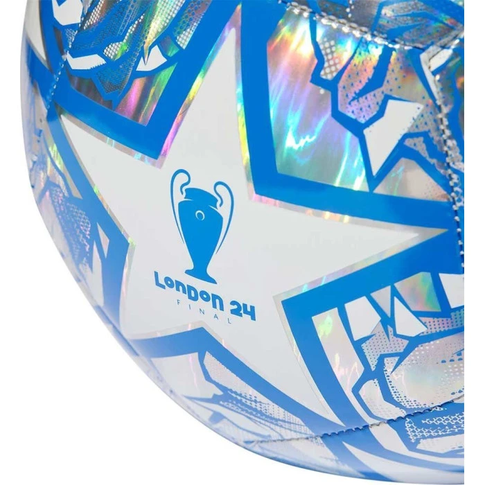 Мяч футбольный Adidas UCL Training IN9326 размер 4, бело-серый