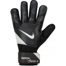 Перчатки вратарские Nike MATCH JUNIOR FJ4864-011 г. 6, черно-белые