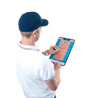 Доска тактическая волейбольная Pure2Improve COACHBOARD VOLLEYBALL