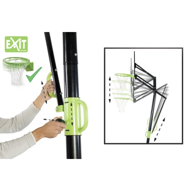 Баскетбольная стойка Exit Galaxy, регулируемая