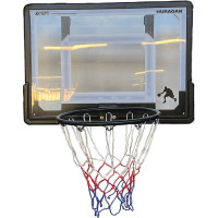 Баскетбольный щит Enero HURAGAN 82x58 см с кольцом 38 см