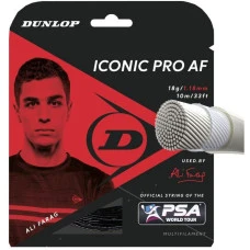 Струни для сквошу Dunlop Iconic PRO, чорні