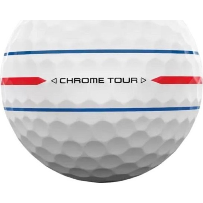 М'ячі для гольфу Callaway Chrome Tour Triple Track 12 шт, білі