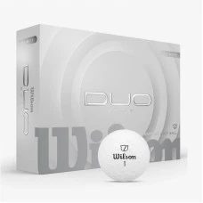 Мячи для гольфа Wilson Duo Soft 2025 12 шт, белые