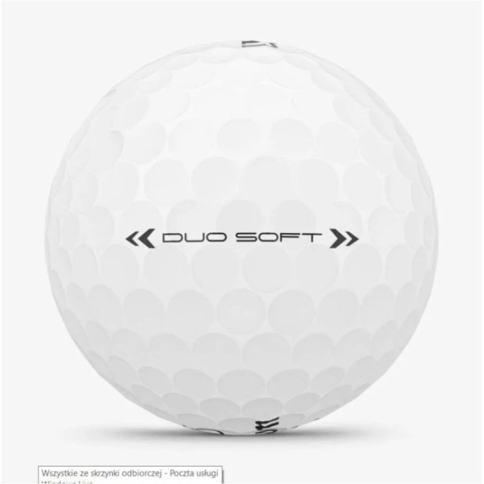 Мячи для гольфа Wilson Duo Soft 2025 12 шт, белые